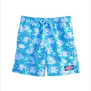 Vineyard Vines Blue Starfish Swim Trunks size 12-14